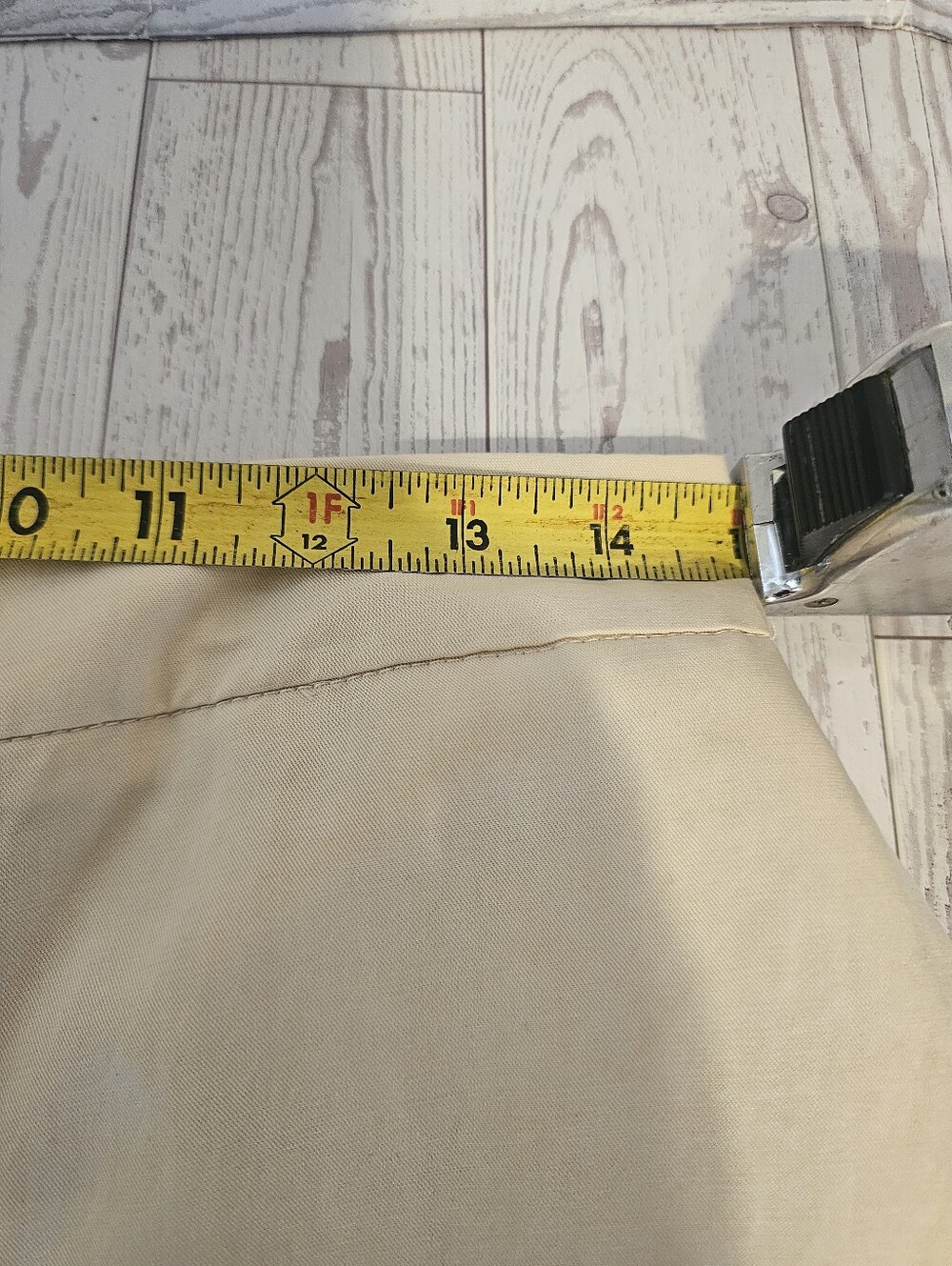 Zara NWT Beige Straight Leg Pants - Size M - Picture 10 of 12